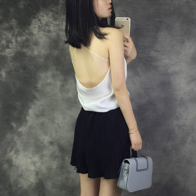 Κομψό γυναικείο αμάνικο με σταυρωμένα ιμάντα σε διάφορα χρώματα