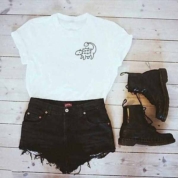 Tricou casual dama cu aplicatie - model gratuit