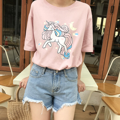 Pantaloni scurti dama din denim cu efect rupt