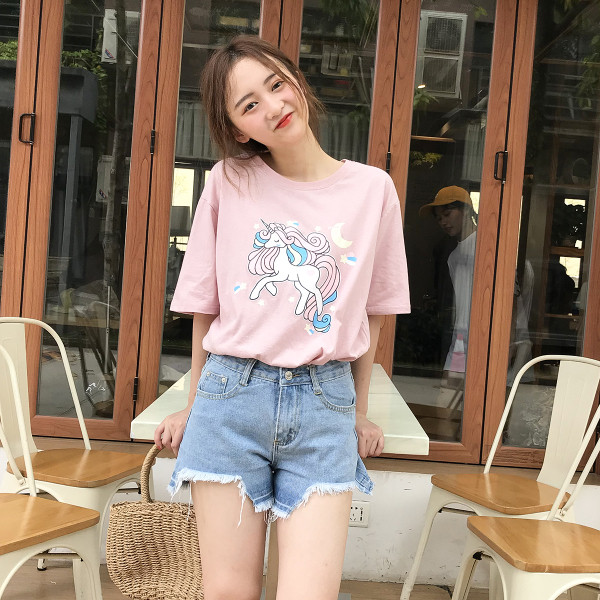 Pantaloni scurti dama din denim cu efect rupt