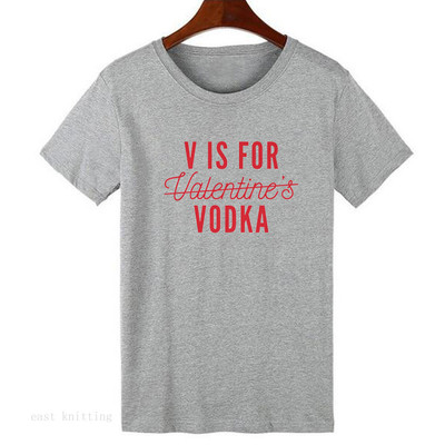 Γυναικεία μπλούζα με ενδιαφέρουσα επιγραφή σε 2 χρώματα - Λεπτό μοντέλο