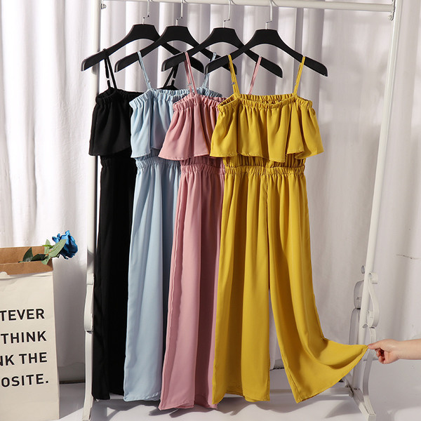 Salopeta dama 9/10 cu bretele subtiri in trei culori