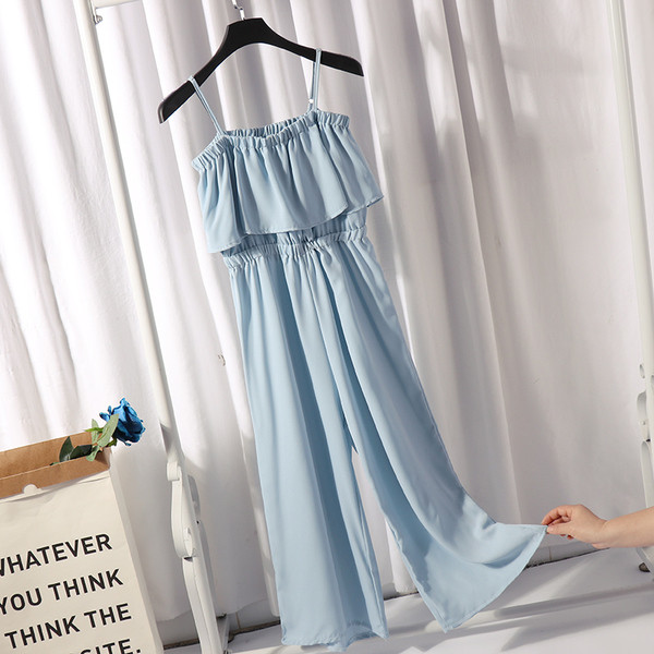 Salopeta dama 9/10 cu bretele subtiri in trei culori