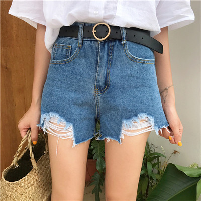 Pantaloni scurti de damă din denim în trei culori