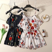 Γυναικεία ολόσωμη φόρμα σε τρία χρώματα με φυτικά μοτίβα