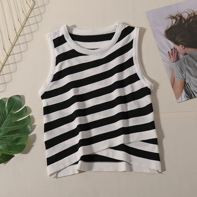 Maieu de damă cu dungi în trei culori