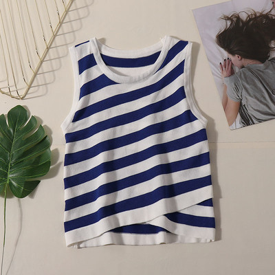 Maieu de damă cu dungi în trei culori