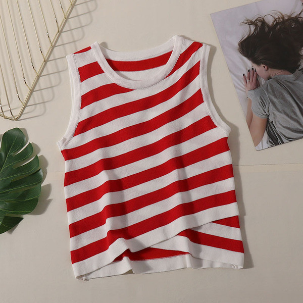 Maieu de damă cu dungi în trei culori