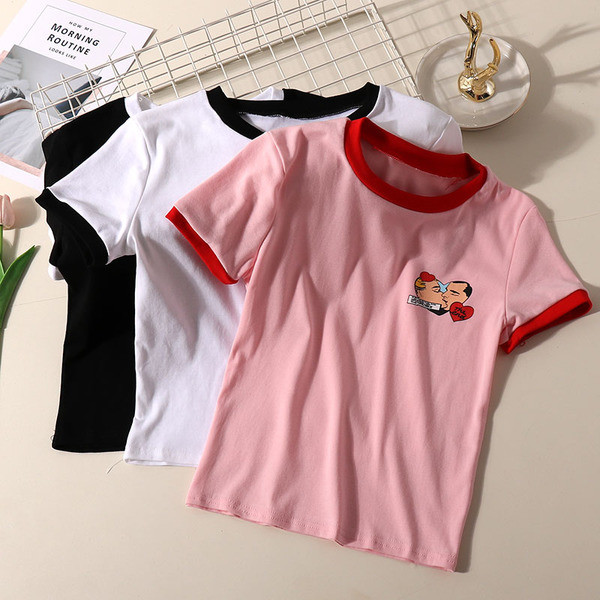 Γυναικεία καθημερινή μπλούζα με εκτύπωση σε διάφορα χρώματα