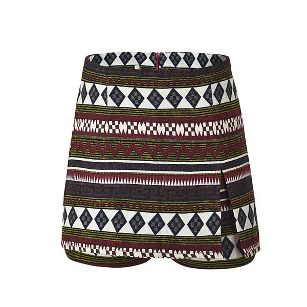 Fusta-pantaloni moderni de dama cu talie inalta