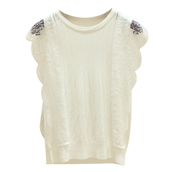 Top de dama elegant cu dantela in trei culori