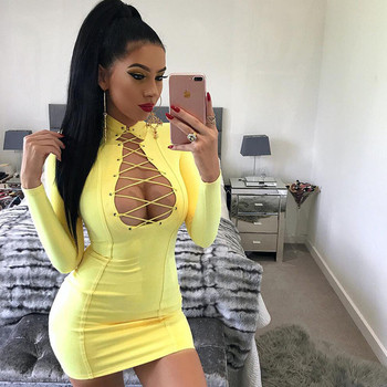 Rochie de dama extravaganta cu cravate in doua culori