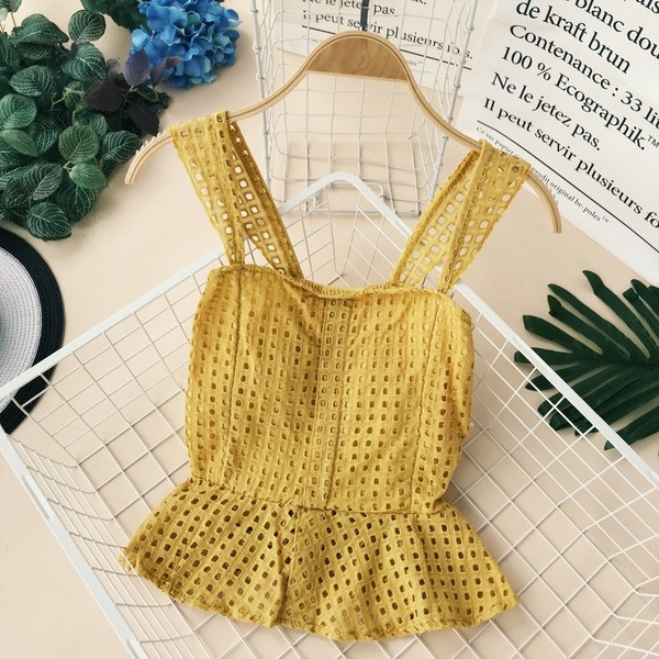 Maieu modern de dama cu bretele late in mai multe culori