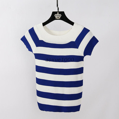 Tricou dama cu maneca scurta - dungi