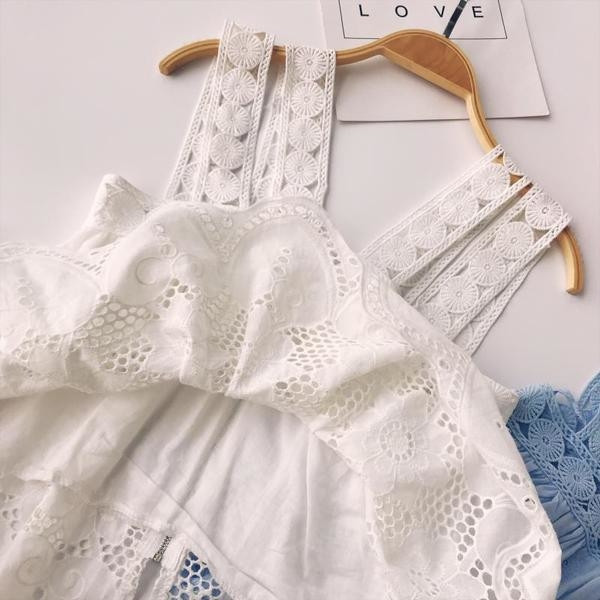 Top dama cu dantela in doua culori - model larg