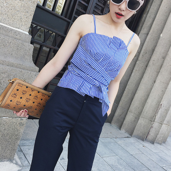 Maieu modern de damă cu bretele subțiri