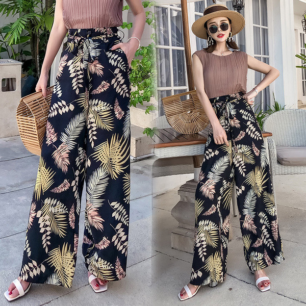 Pantaloni moderni de dama cu talie inalta