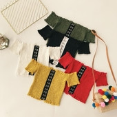 Bluză de damă cu umerii deschiși și închidere interesantă - mai multe culori