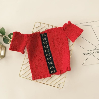 Bluză de damă cu umerii deschiși și închidere interesantă - mai multe culori