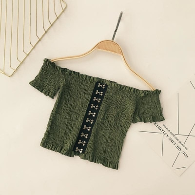 Bluză de damă cu umerii deschiși și închidere interesantă - mai multe culori