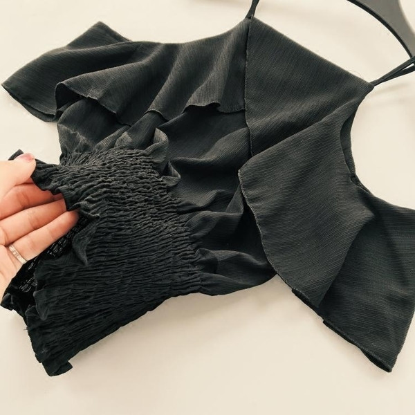 Bluză de șifon de damă cu umerii deschiși - mai multe culori