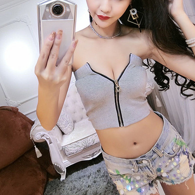 Γυναικείο μπουστάκι  σε λευκό, γκρι και μαύρο χρώμα