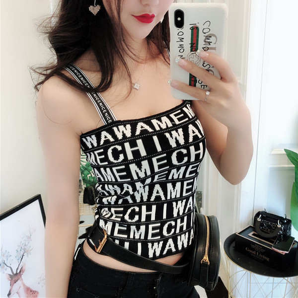 Maieu de damă în negru cu inscripții