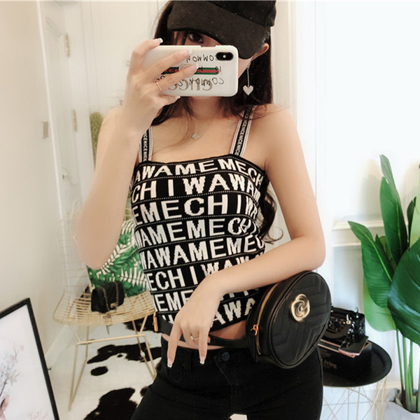 Maieu de damă în negru cu inscripții