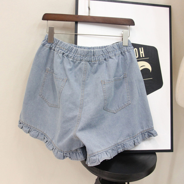 Blugi maxi de dama cu talie elastica