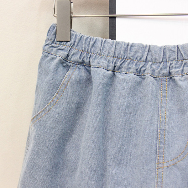 Blugi maxi de dama cu talie elastica