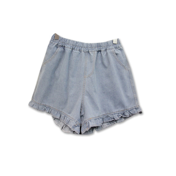 Blugi maxi de dama cu talie elastica