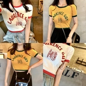 Γυναικεία μπλούζα με επιγραφές - Λεπτό μοντέλο