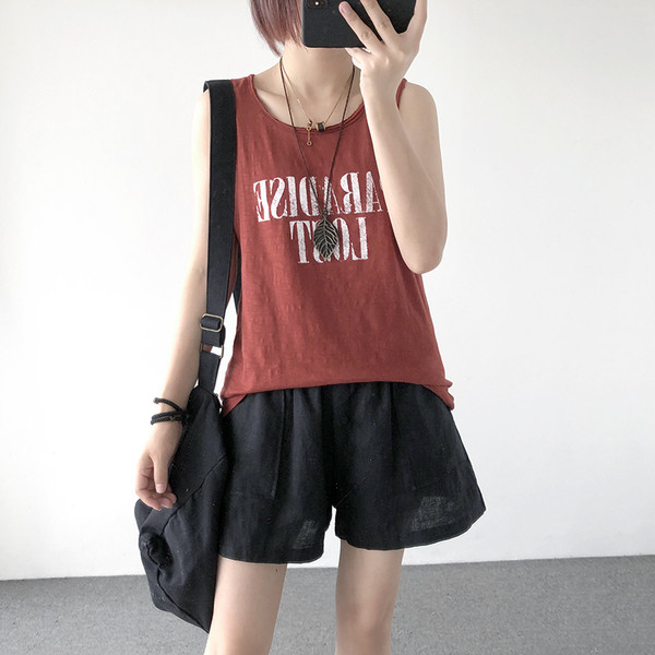 Maiou de zi cu zi pentru damă cu inscripție în cinci culori