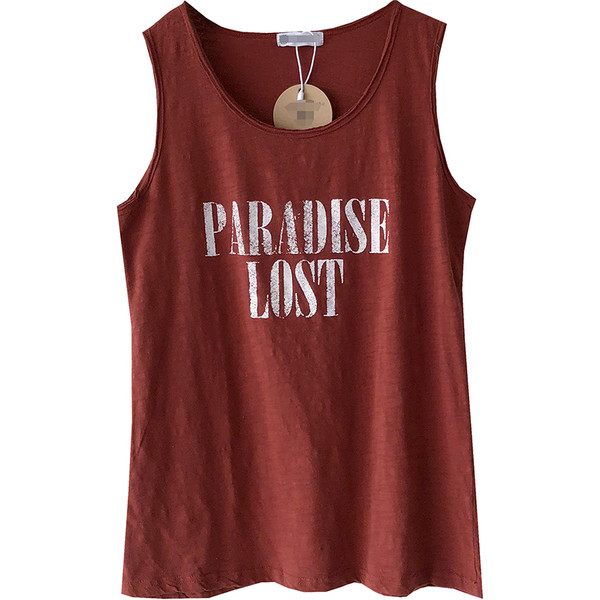 Maiou de zi cu zi pentru damă cu inscripție în cinci culori