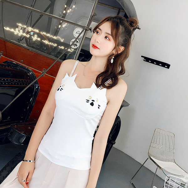 Maieu de damă cu aplicații și decor 3D în alb și negru