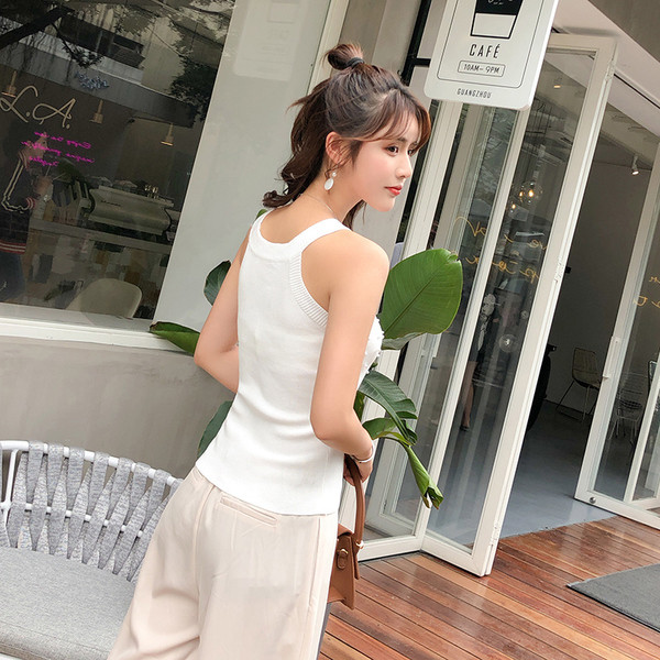 Maieu de damă cu perle decorative în negru, alb și roz