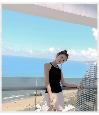 Maieu de dama cu pietre decorative in trei culori - model Slim