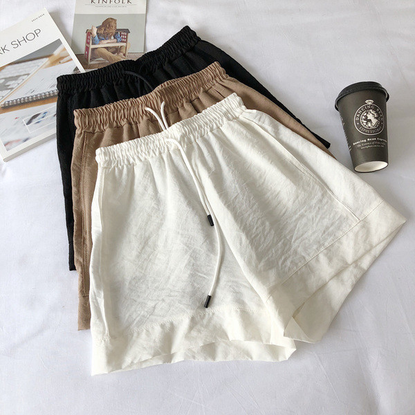 Pantaloni scurți casual cu talie elastică