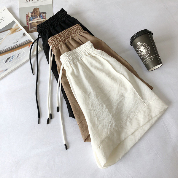 Pantaloni scurți casual cu talie elastică