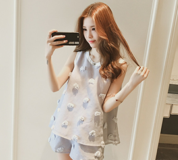 Set de vara pentru gravide in culoare deschisa