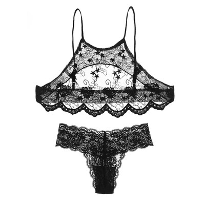 Set de lenjerie intimă din dantelă de damă în 2 culori