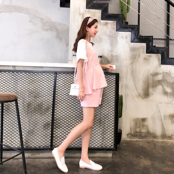 Set pentru gravide in roz si negru