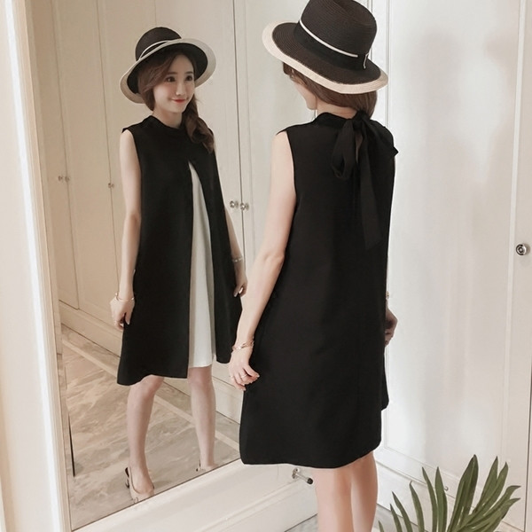 Rochie de dama eleganta cu cravate pentru gravide