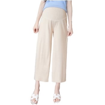 Дамски панталон за бременни жени в два цвята - широк модел