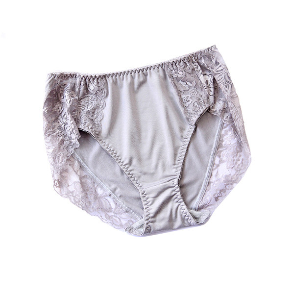 Γυναικεία σατέν μπικίνι με διακόσμηση δαντέλας - 3 κομμάτια