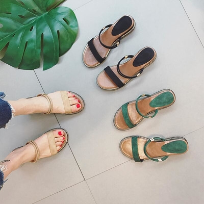 Дамски ежедневни чехли в три цвята