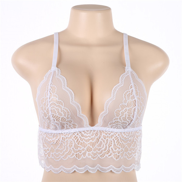 Sutien de dama din dantela fara captuseala - 2 culori