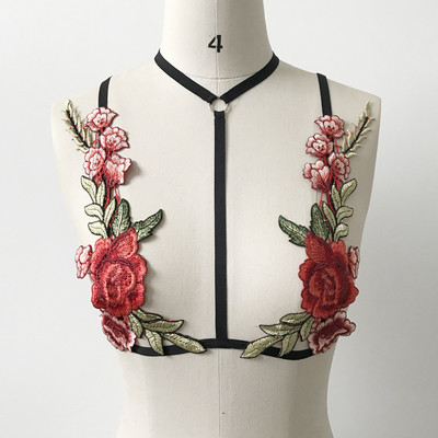 Γυναικέιο σουτιέν χωρίς  ενίσχυση με  κεντήματα