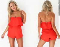 Γυναικεία ολόσωμη φόρμα με κριφό φερμουάρ στην πλάτη