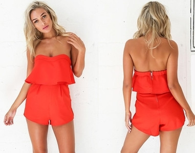 Γυναικεία ολόσωμη φόρμα με κριφό φερμουάρ στην πλάτη